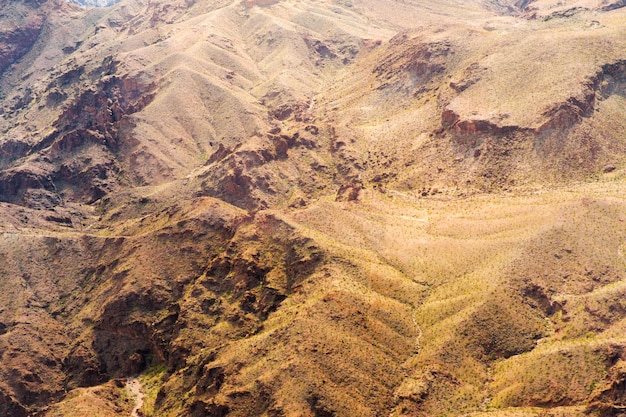 Vista aérea del Gran Cañón desde un helicóptero