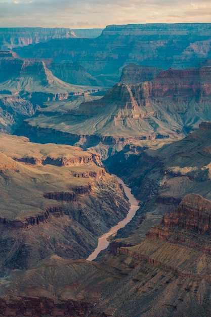 Vista aérea del Gran Cañón