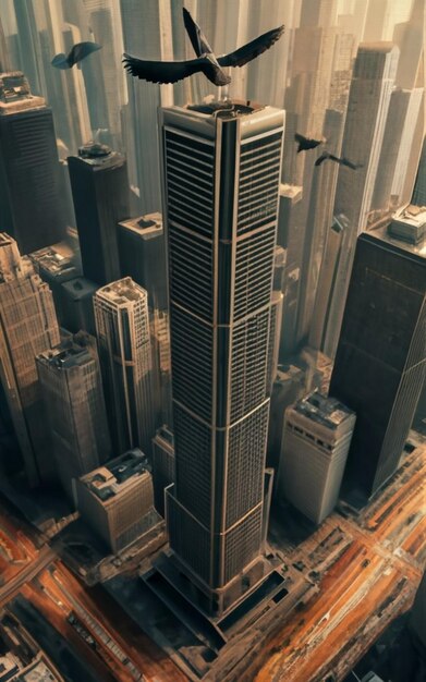 Vista aérea de Hong Kong por la noche