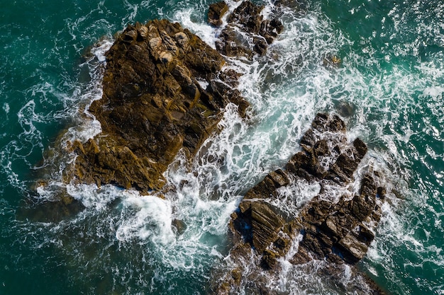 Vista aérea de la isla