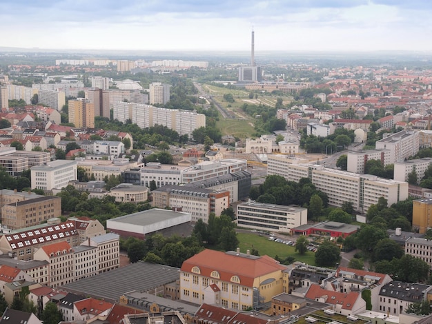 Vista aérea de Leipzig