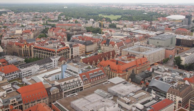 Vista aérea de leipzig