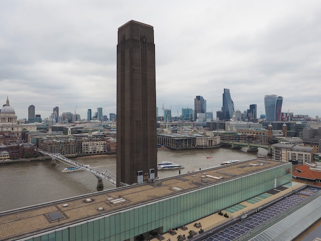 Vista aérea, de, londres