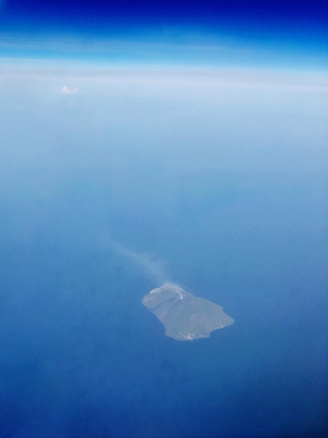 Foto vista aérea del mar