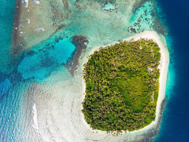 Foto vista aérea del mar