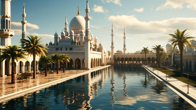 Vista aérea de la mezquita Jumeirah