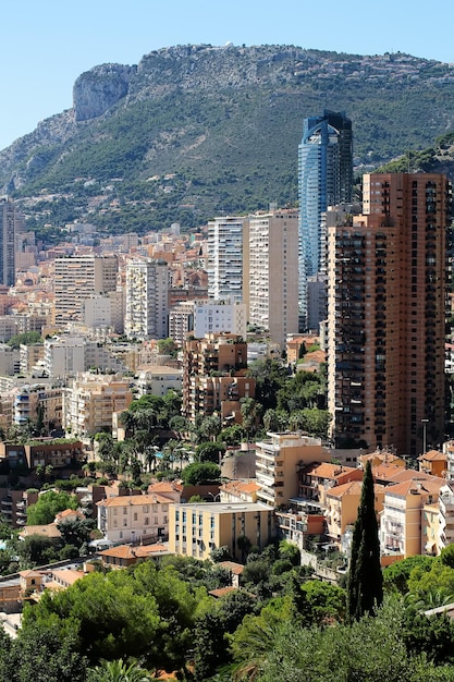 Vista aérea de Montecarlo Mónaco