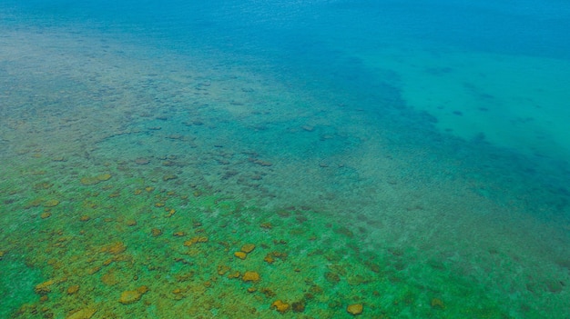 vista aérea paisaje de agua Mar