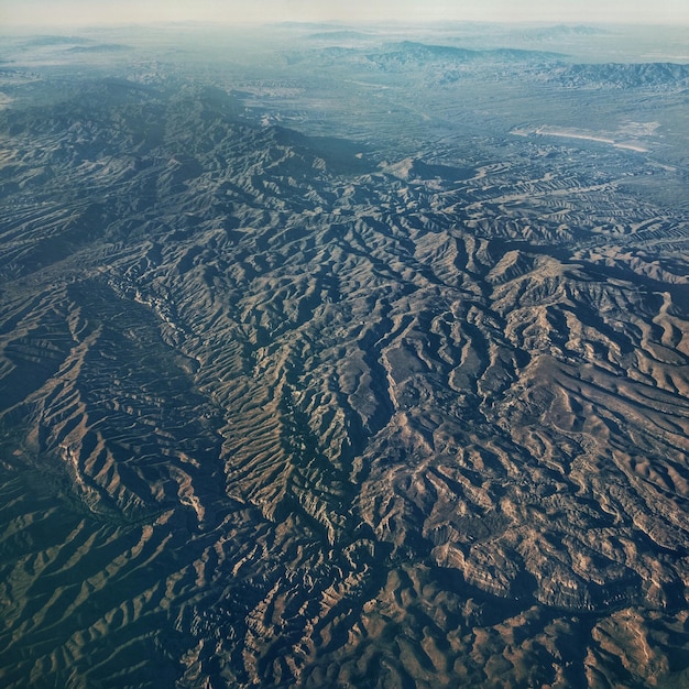 Foto vista aérea del paisaje urbano