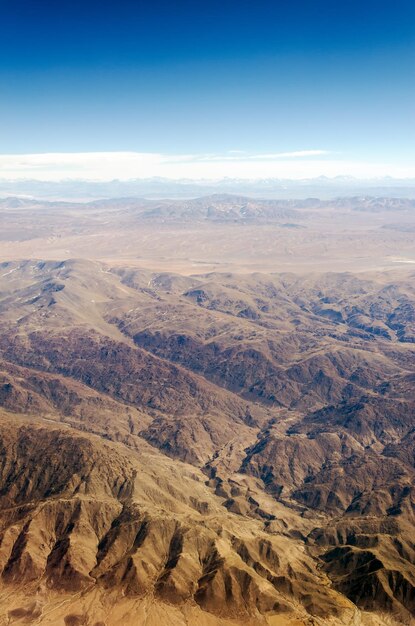 Foto vista aérea del paisaje