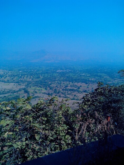 Foto vista aérea del paisaje