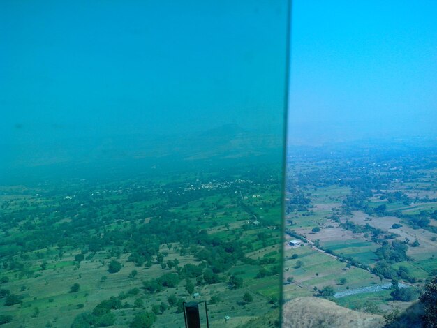 Foto vista aérea del paisaje