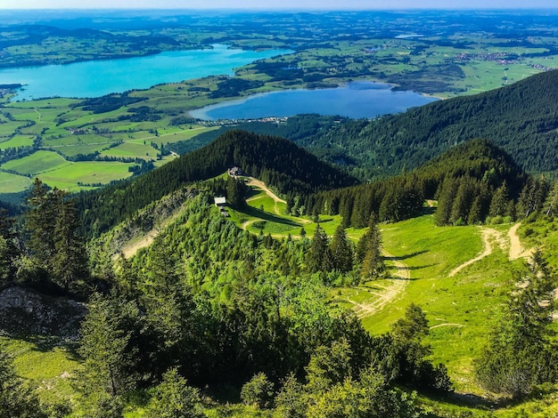 Vista aérea del paisaje