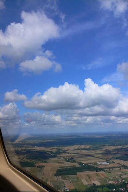 Foto vista aérea del paisaje