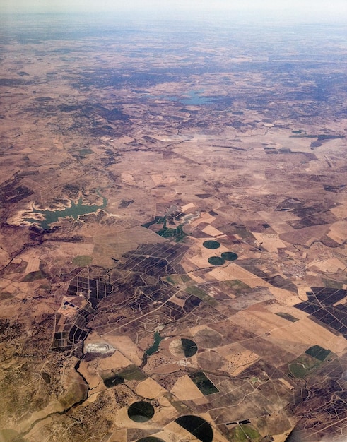 Vista aérea del paisaje