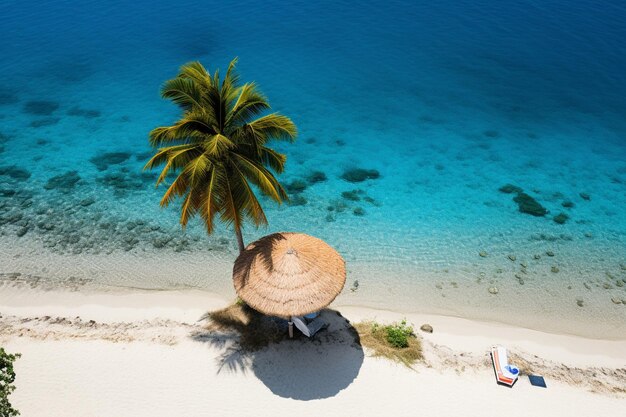 Foto vista aérea de las playas de la isla de phuket