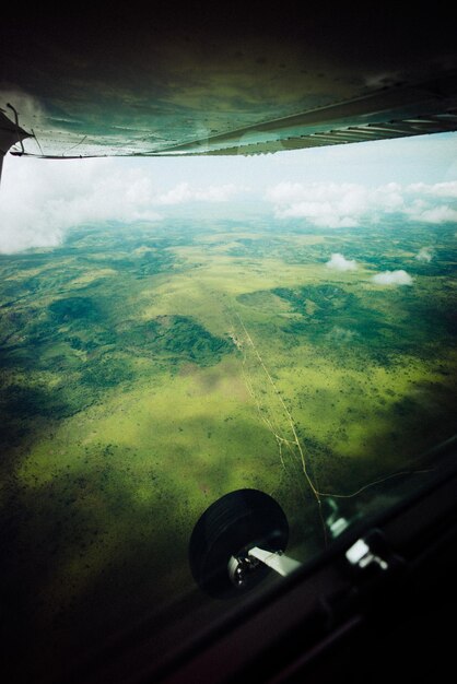 Foto vista aérea sobre el congo