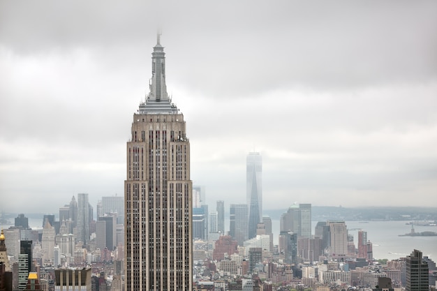 Vista aérea sobre Manhattan