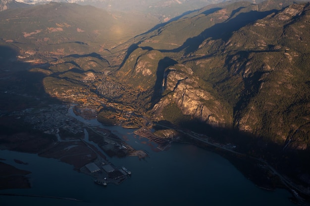 Vista aérea de Squamish