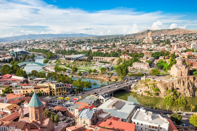 Vista aerea de Tbilisi