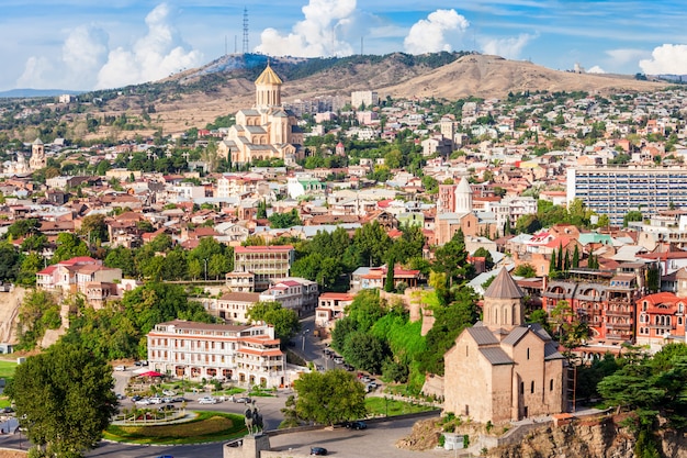 Vista aerea de Tbilisi