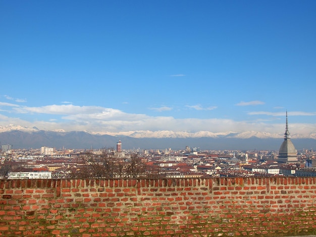 Vista aérea de Turín