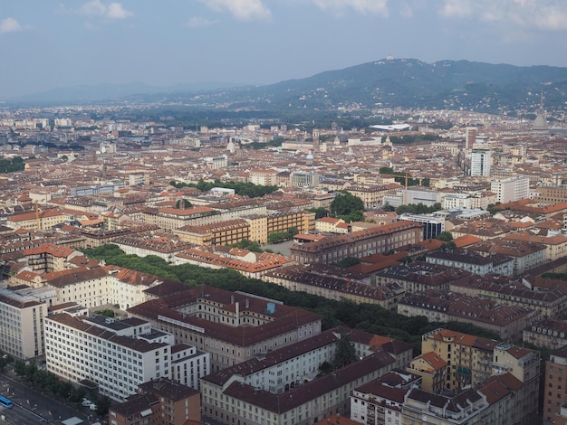 Vista aérea de Turín