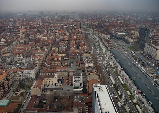 Vista aérea de Turín