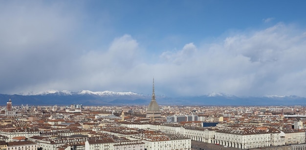 Vista aérea de Turín