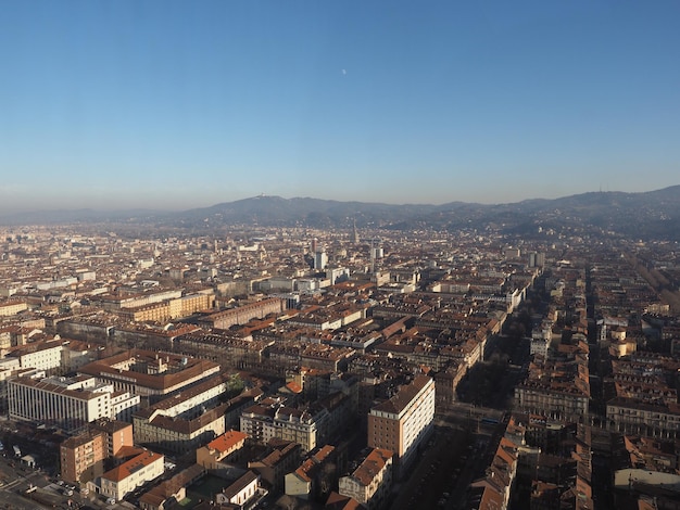 Vista aérea de Turín