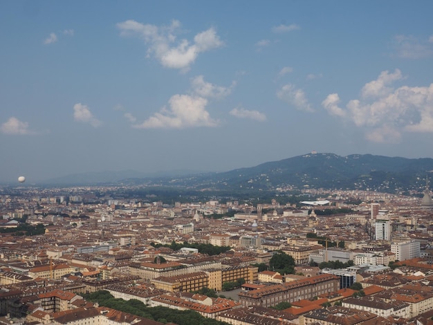 Vista aérea de Turín