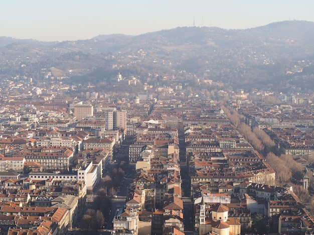 Vista aérea de Turín