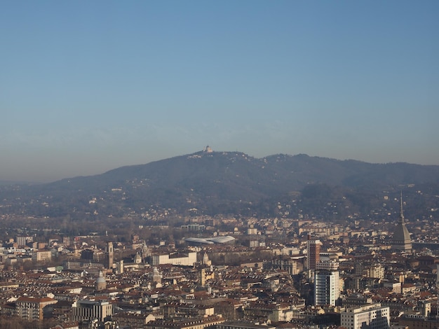 Vista aérea de Turín