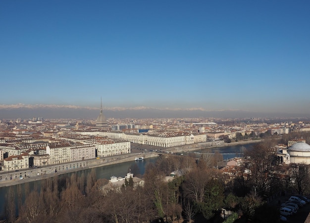 Vista aérea de Turín