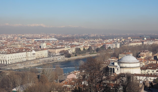 Vista aérea de Turín