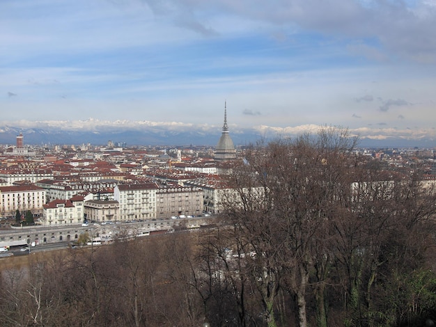 Vista aérea de Turín