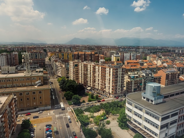 Vista aérea de Turín