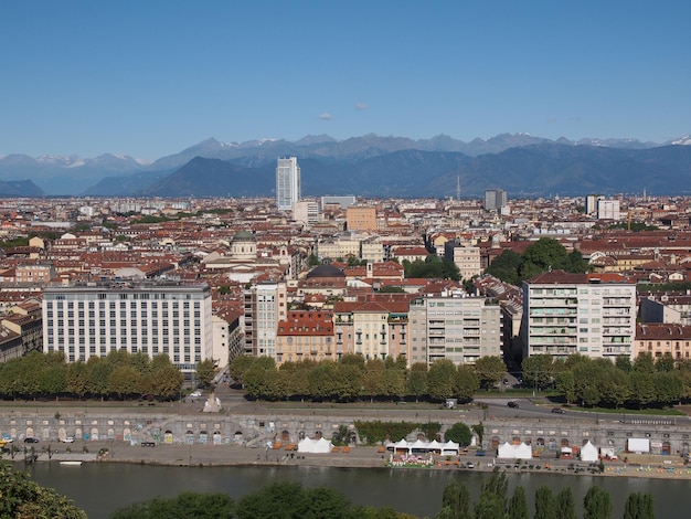 Vista aérea de Turín