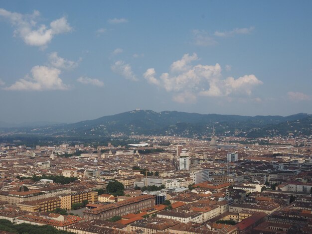 Vista aérea de Turín