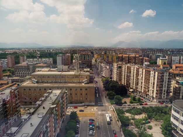 Vista aérea de Turín