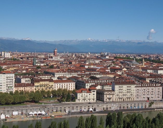 Vista aérea de Turín