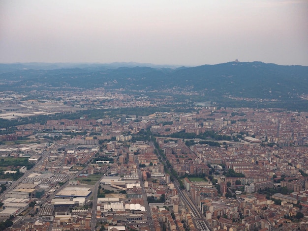 Vista aérea de Turín