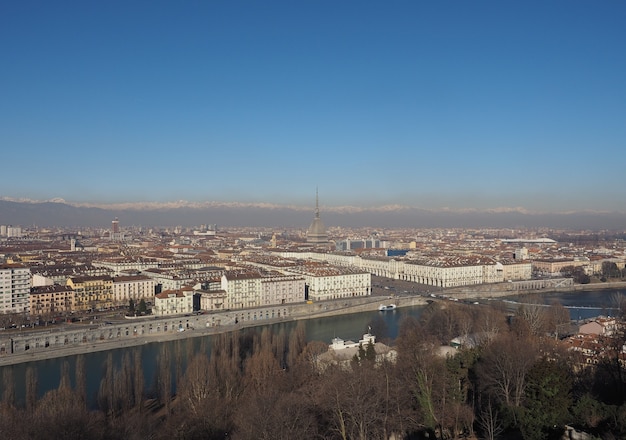 Vista aérea de Turín