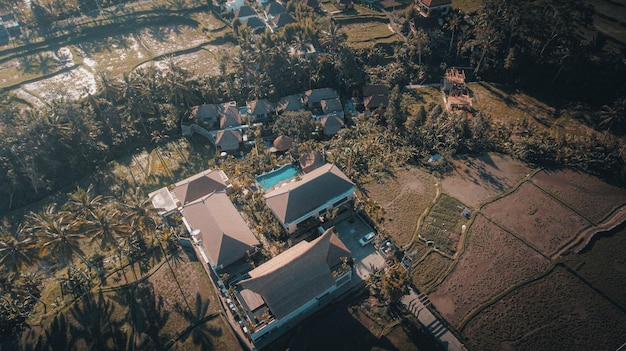 Vista aérea de Ubud