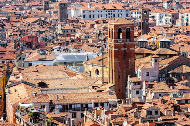 Vista aérea de Venecia Italia