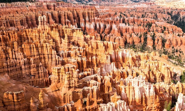 Vista aislada de Bryce Canyon