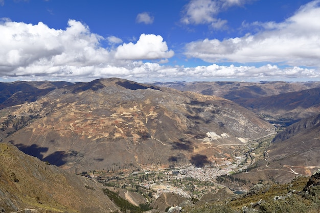 Vista al horizonte desde las alturas de Muruhuay en Tarma