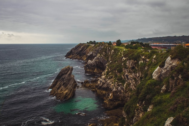 Vista al mar desde los acantilados de Asturias