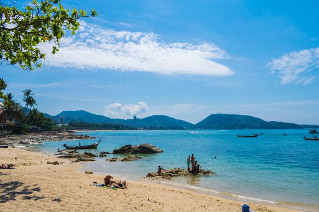 Vista al mar verano phuket Tailandia