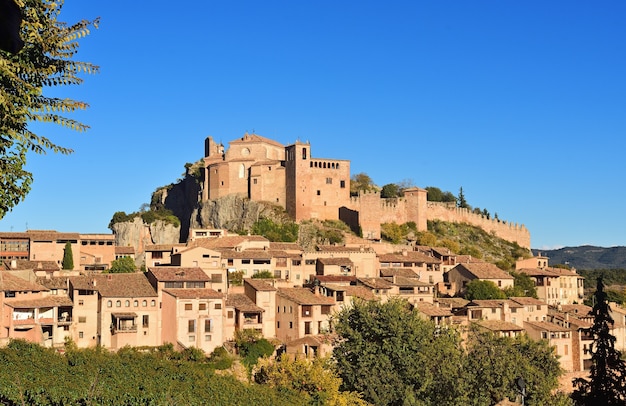 Vista de Alquezar, Somontano, provincia de Huesca, Aragón, España.